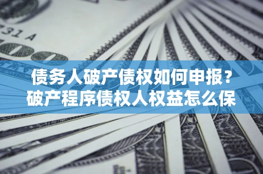 济南债务人破产债权如何申报？破产程序债权人权益怎么保障？