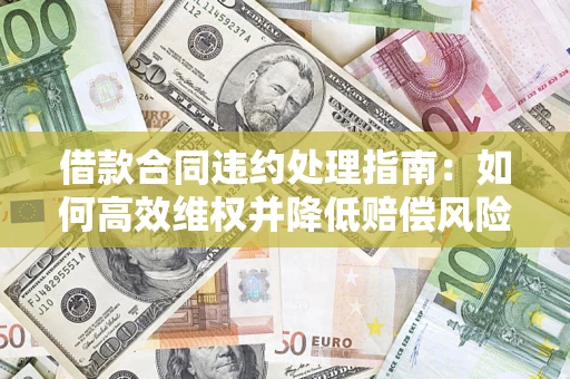 济南借款合同违约处理指南：如何高效维权并降低赔偿风险？